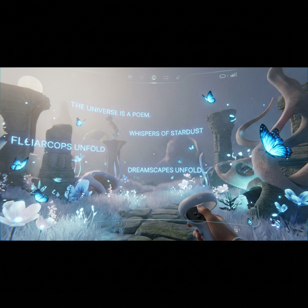 VR Poetry Garden Concept