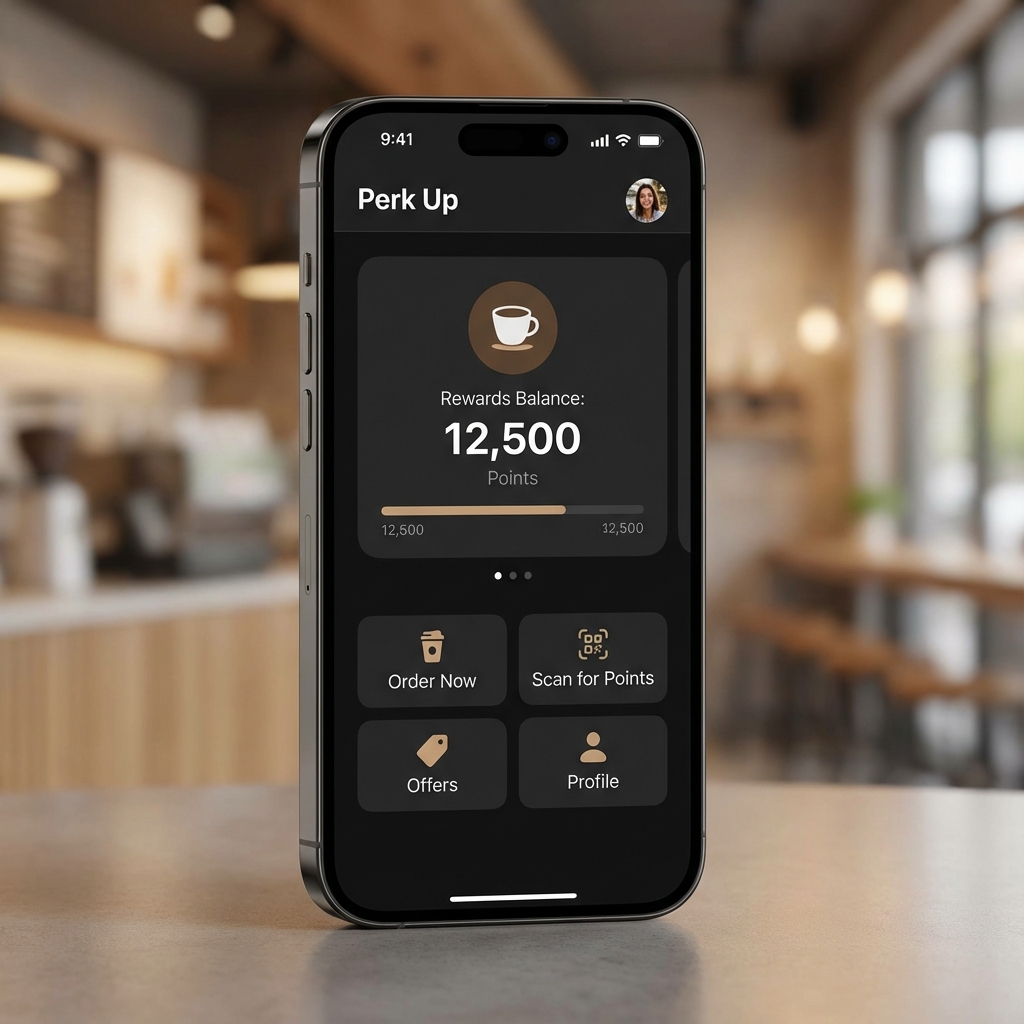 Perk Up 3D Mockup